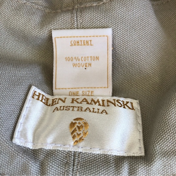 Helen Kaminski Australia 100% Cotton Canvas Bucket Hat, Sun Hat - Picture 6 of 8